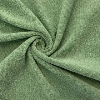 Stretch toweling old green