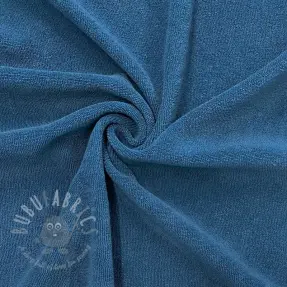 Stretch toweling blue