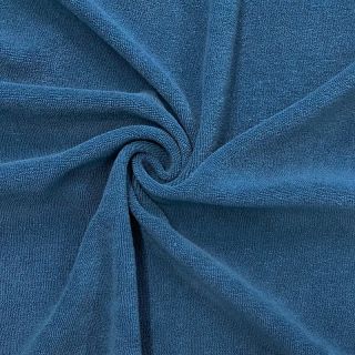 Stretch toweling blue
