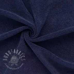 Stretch toweling navy