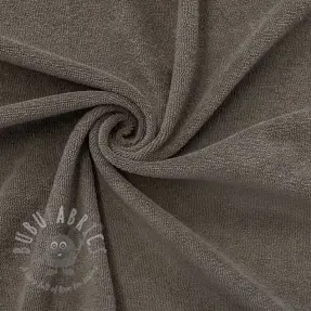 Stretch toweling anthracite