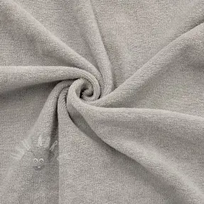 Stretch toweling light grey