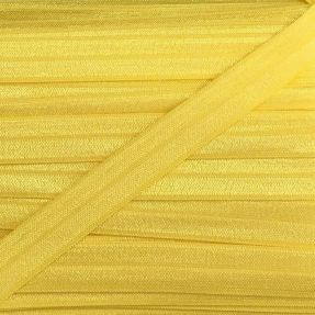 Bias binding elastic 15 mm yellow