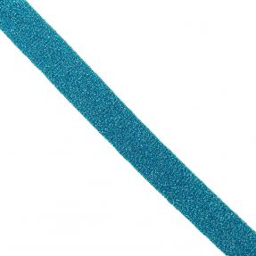 Bias binding LUREX aqua