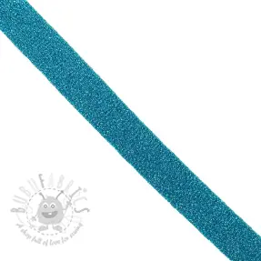 Bias binding LUREX aqua