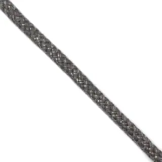 Lurex cord 10 mm dark grey