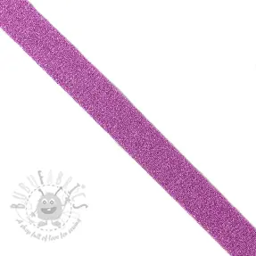 Bias binding LUREX lilac
