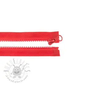 Jacket Zipper open-end 75 cm red
