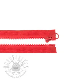 Jacket Zipper open-end 65 cm red