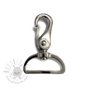 Metal Snap Hook 40 mm silver