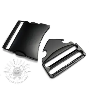 Metal Side Release Buckle 40 mm black