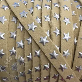Suede cord Stars sand