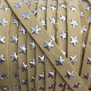 Suede cord Stars sand