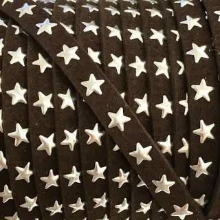 Suede cord Stars choco