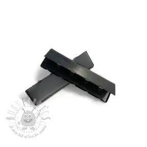 Metal Webbing End Clip 40 mm black