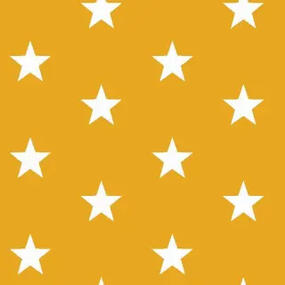 Cotton fabric Stars yellow