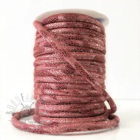 Suede cord Glitter old pink