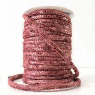 Suede cord Glitter old pink