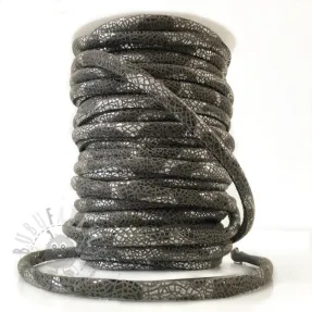 Suede cord Glitter grey