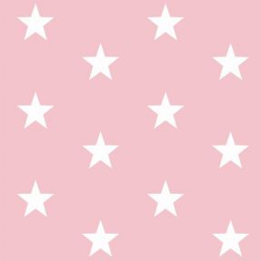 Cotton fabric Stars rose