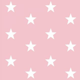 Cotton fabric Stars rose