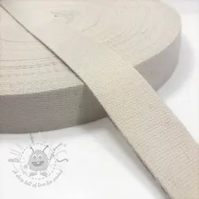 Cotton webbing 4 cm off white