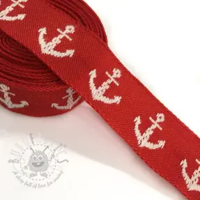 Ribbons Anchor red/white