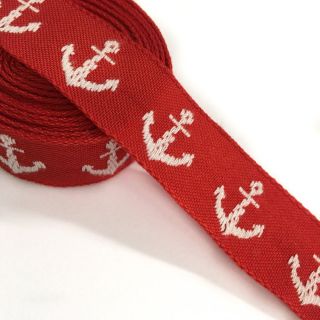 Ribbons Anchor red/white