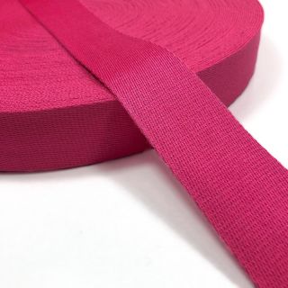 Cotton webbing 4 cm fuchsia