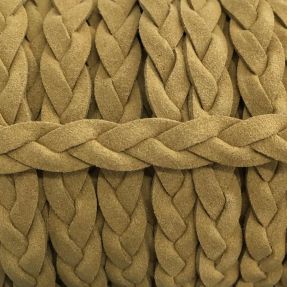 Suede cord twisted sand