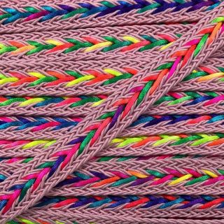 Twisted cord NEON rose