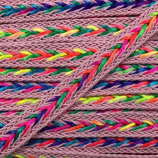 Twisted cord NEON rose