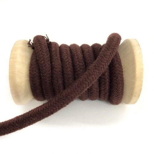 Cotton cord 8 mm choco B
