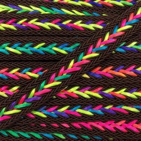 Twisted cord NEON choco