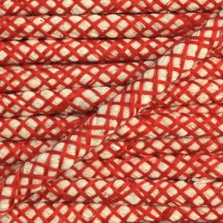 Cotton cord 1 cm red
