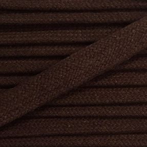 Cotton cord flat 13 mm brown