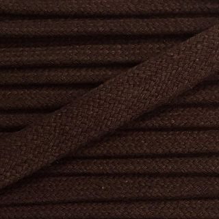 Cotton cord flat 13 mm brown