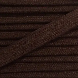 Cotton cord flat 13 mm brown
