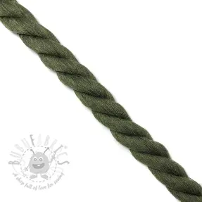 Cotton cord 2,5 cm army