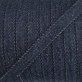 Cotton cord flat 10 mm Denim navy