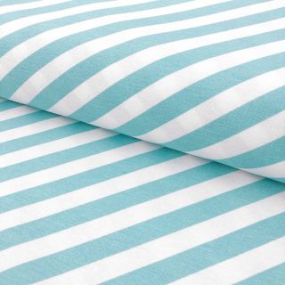 Decoration fabric Stripes pastel blue