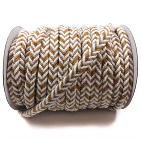 Cotton cord twisted camel