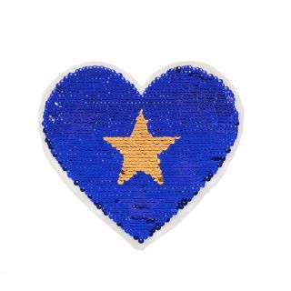 Sequins reversible Little hearts stars