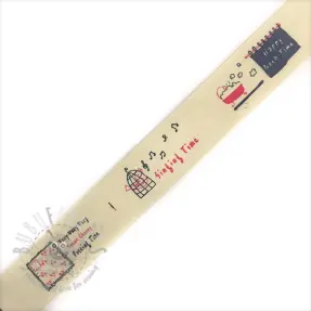 Cotton ribbon Singing time