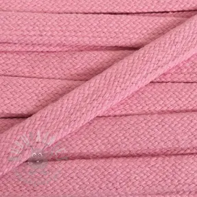 Cotton cord flat 15 mm pink