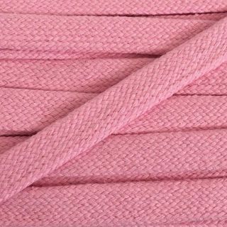 Cotton cord flat 15 mm pink