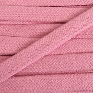 Cotton cord flat 15 mm pink