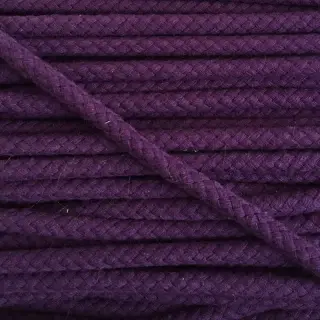 Cotton cord 8 mm purple