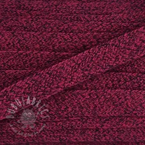 Cotton cord flat 20 mm Multi 5