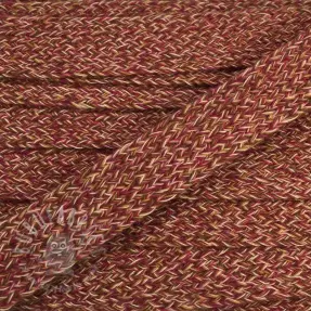 Cotton cord flat 20 mm Multi 4